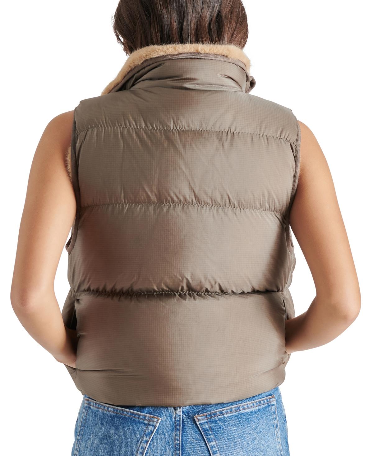 Steve madden puffer vest new arrivals
