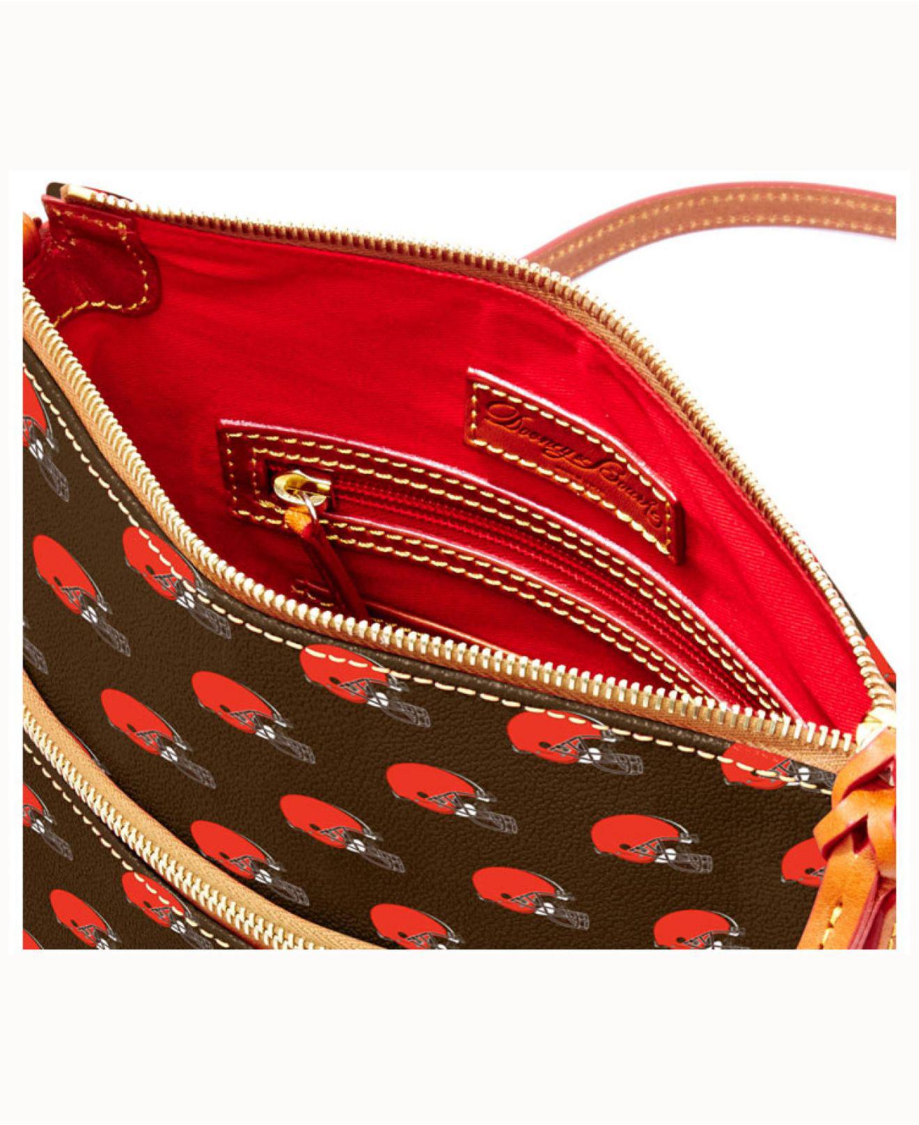 Dooney & Bourke Leather Cleveland Browns Crossbody Purse - Lyst