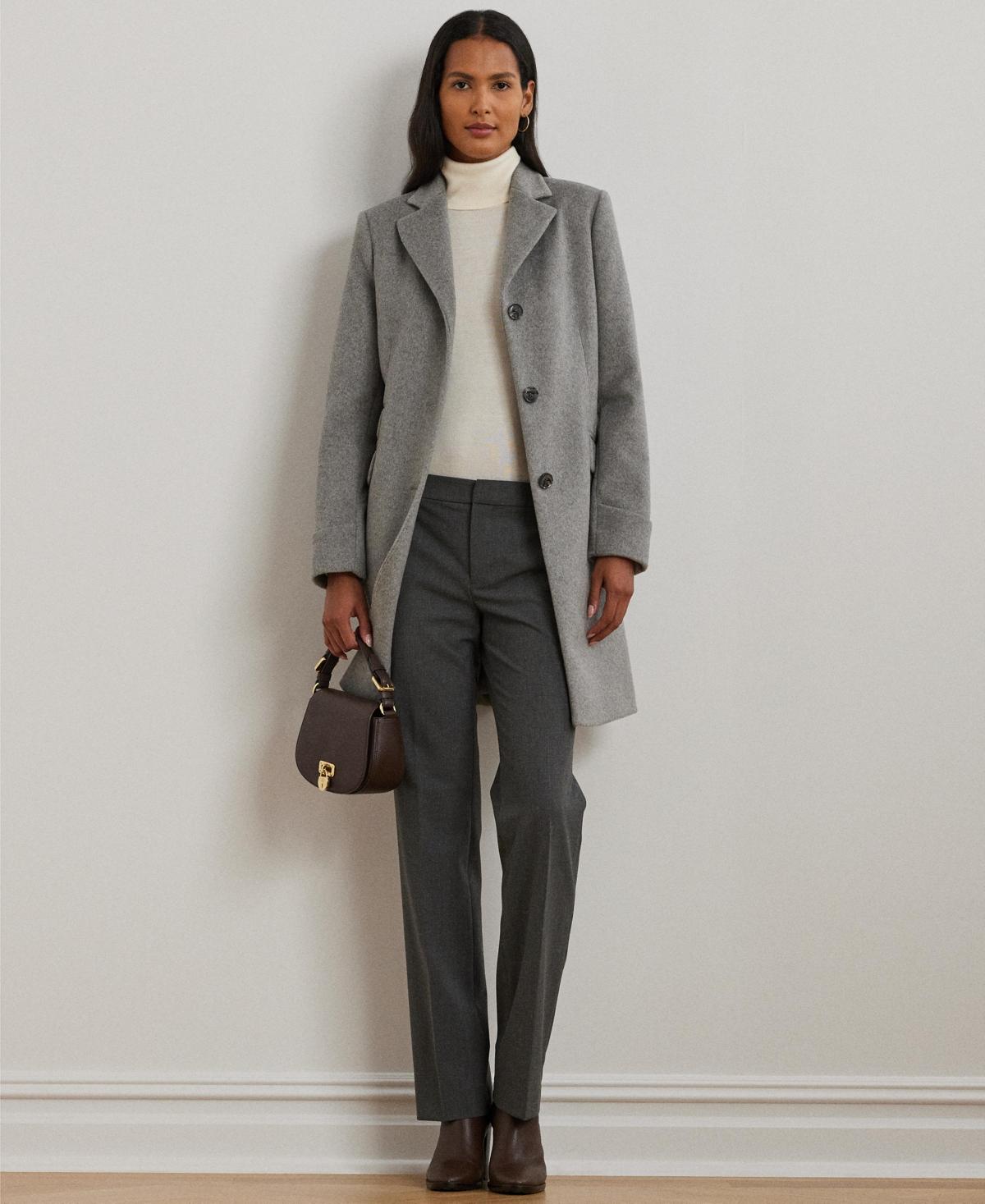 Ralph Lauren Single-breasted Walker Coat in Gray | Lyst