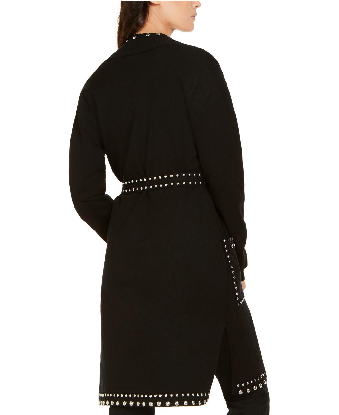 INC International Concepts Synthetic Inc Studded Cardigan, Created For