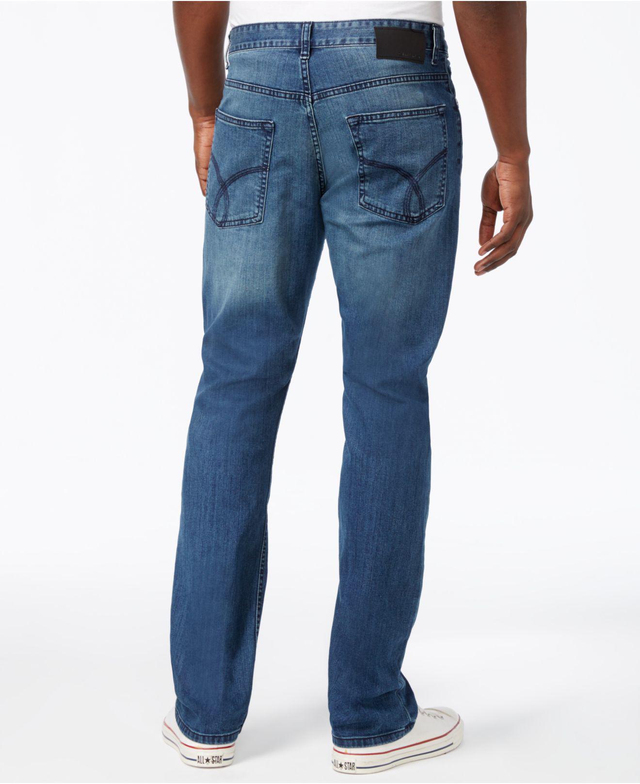 Calvin Klein Relaxed Fit Jeans in Blue for Men Lyst