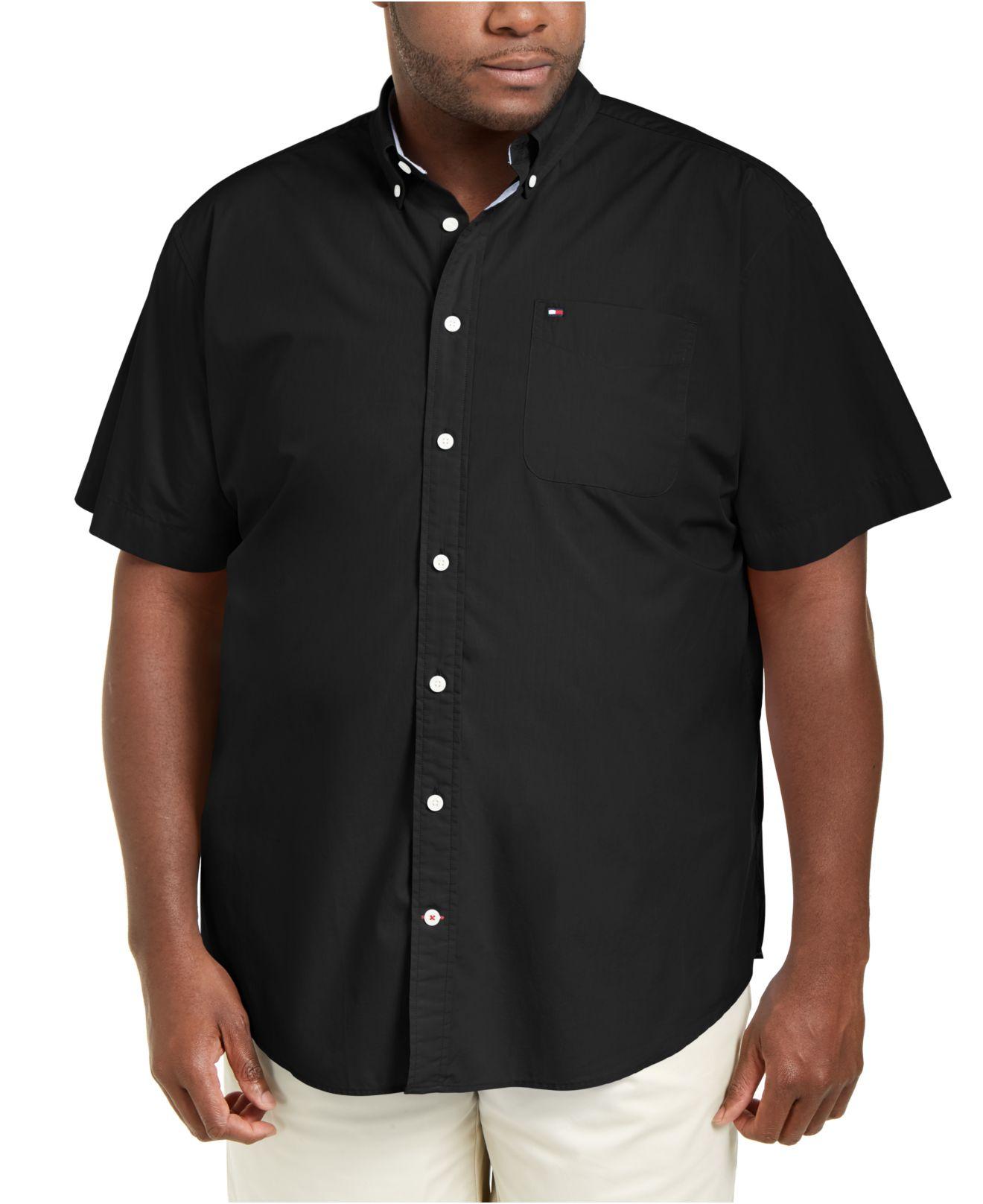 big tall mens short sleeve dress shirts