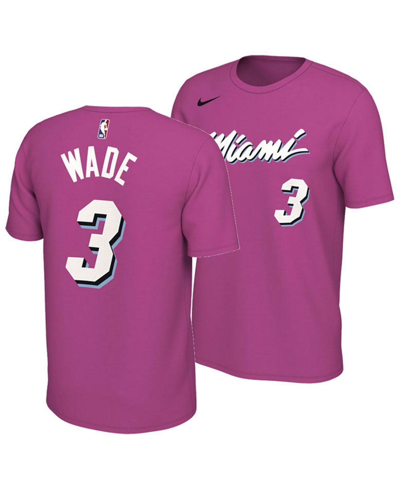 miami heat t shirt pink