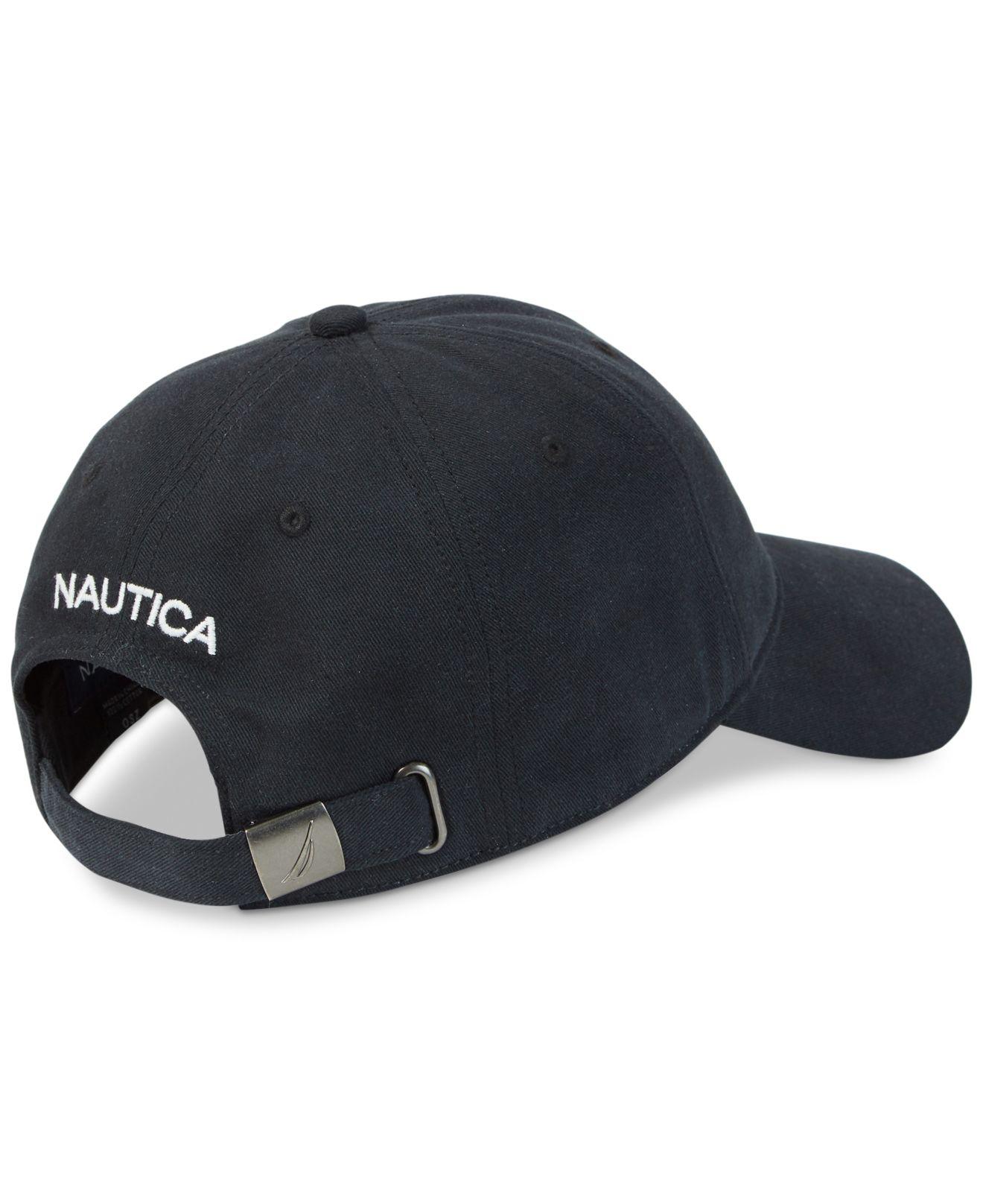 black nautica hat
