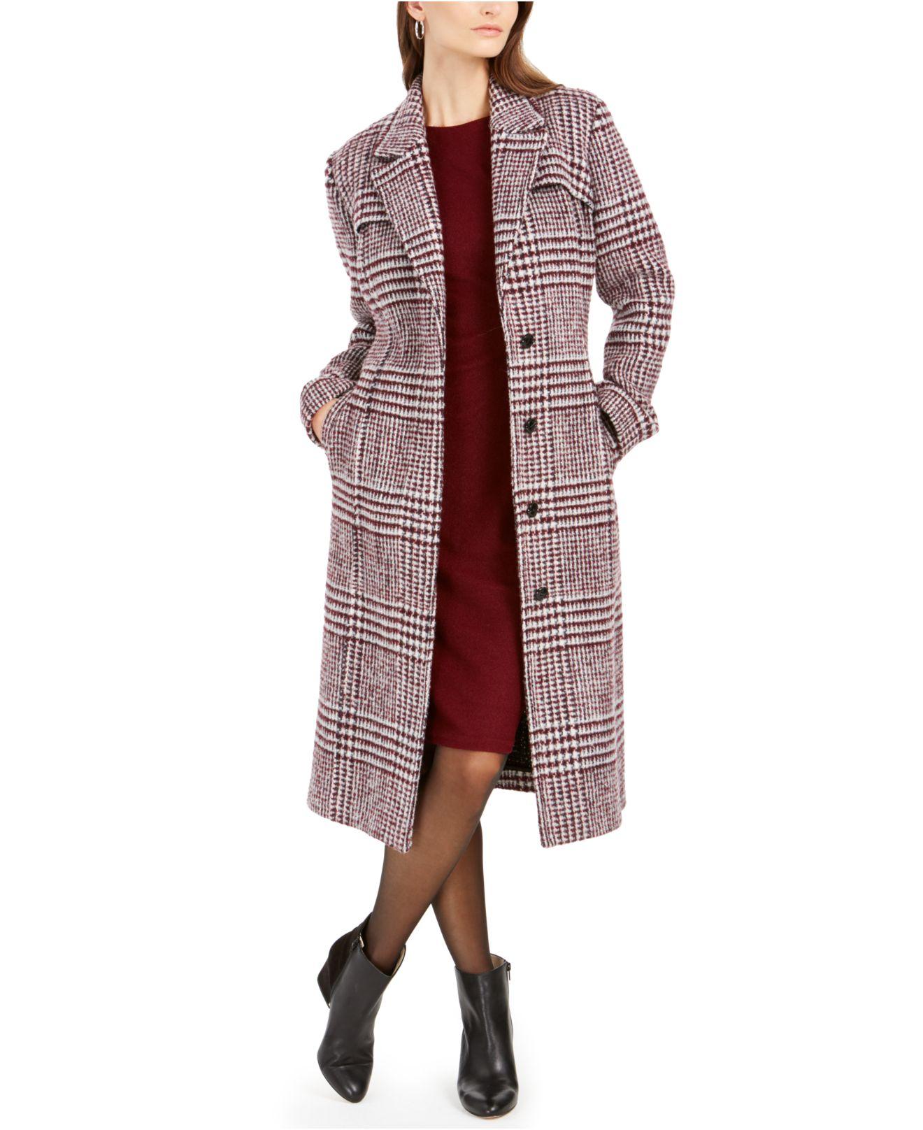 cole haan burgundy coat
