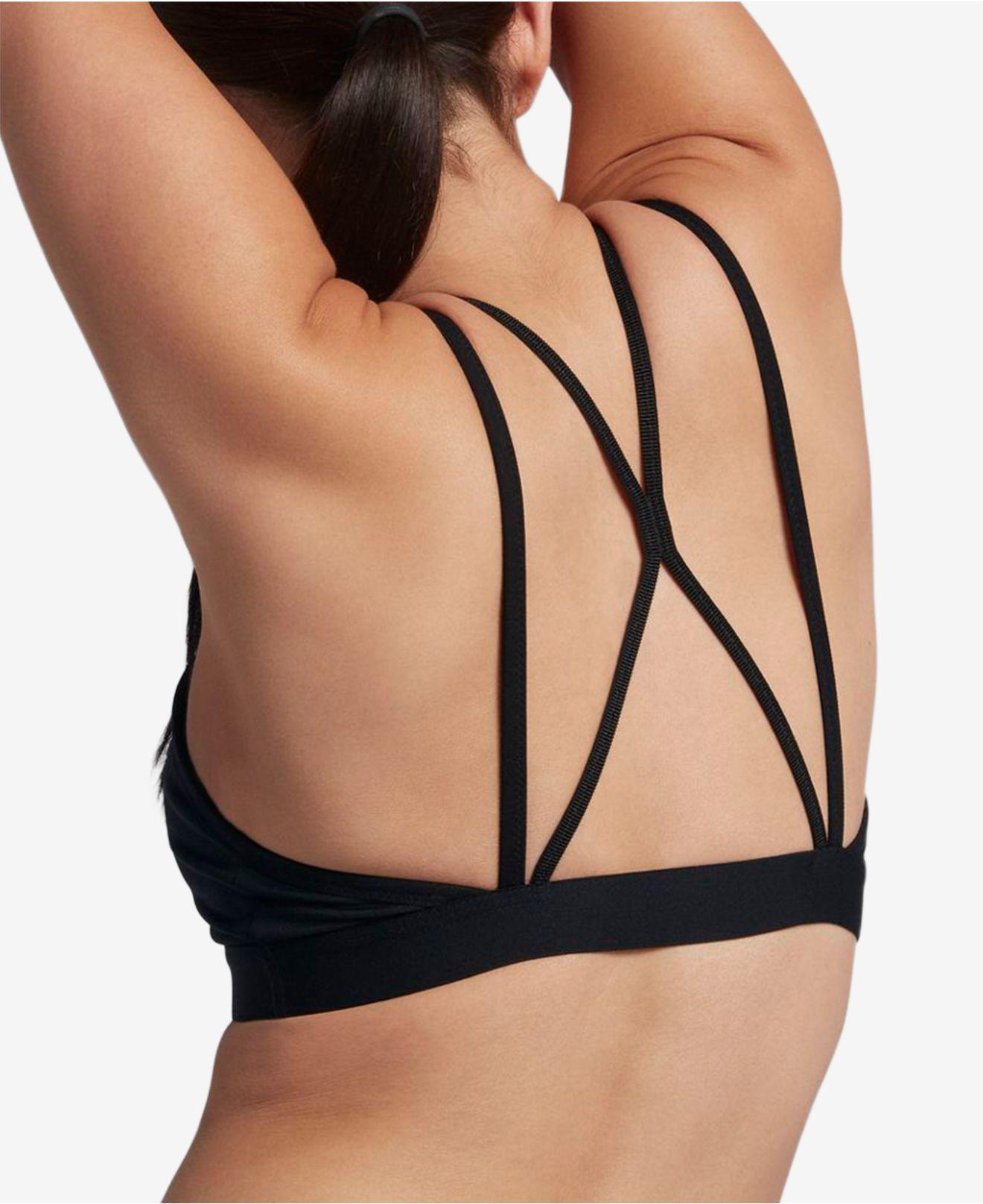 Nike Synthetic Indy Power Highneck Strappyback Lowimpact Sports Bra