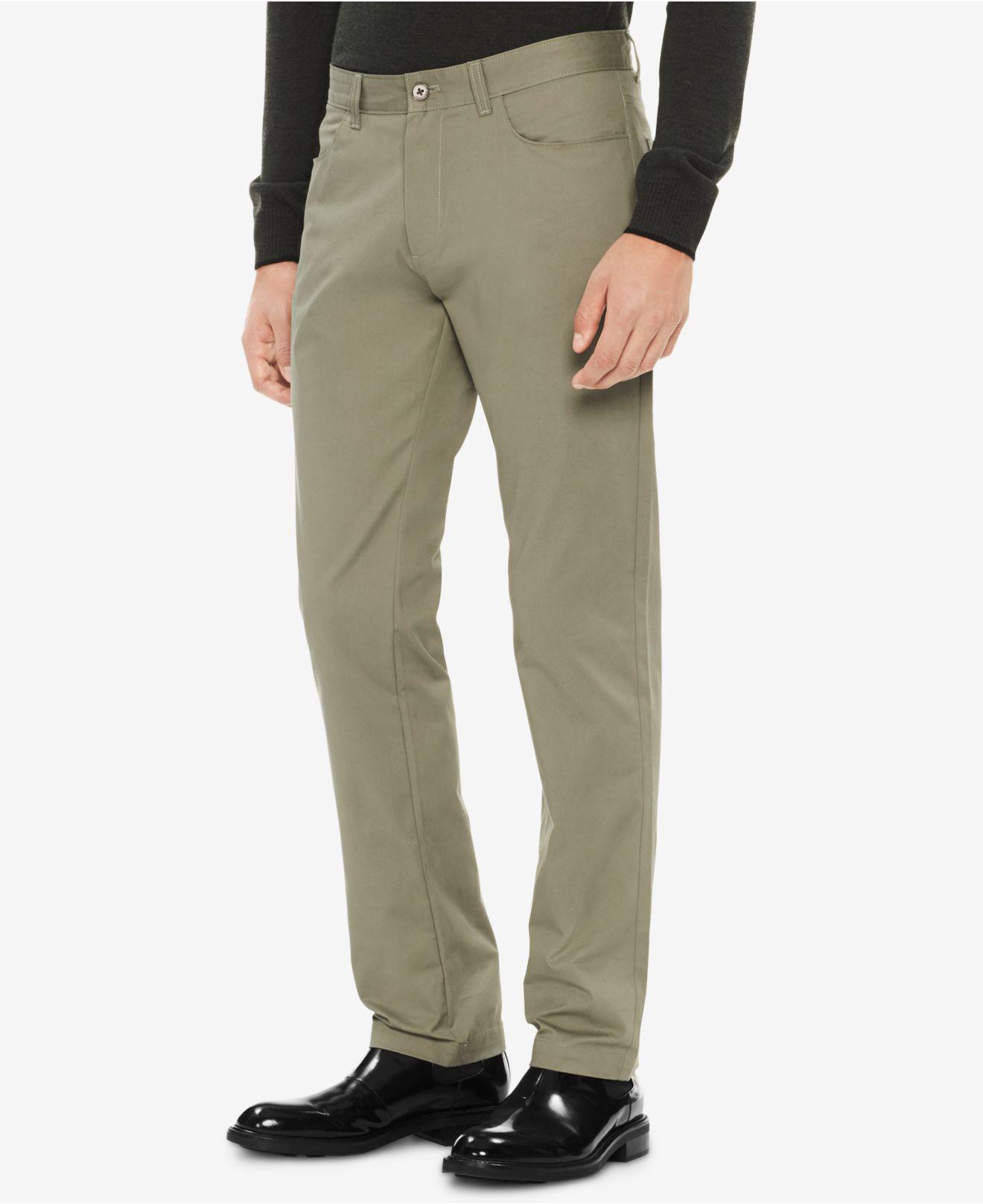 calvin klein sateen pants