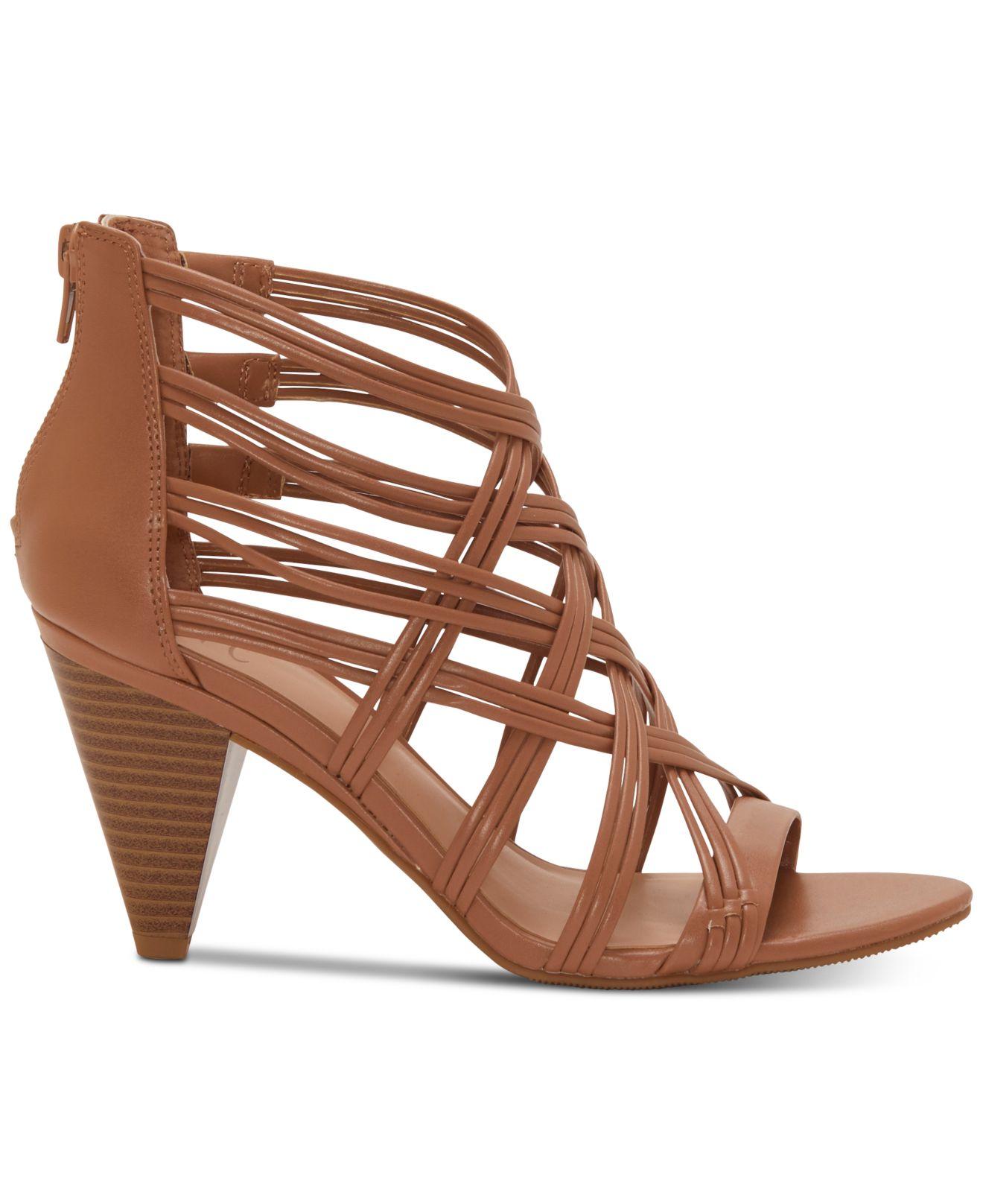 macy's strappy heels