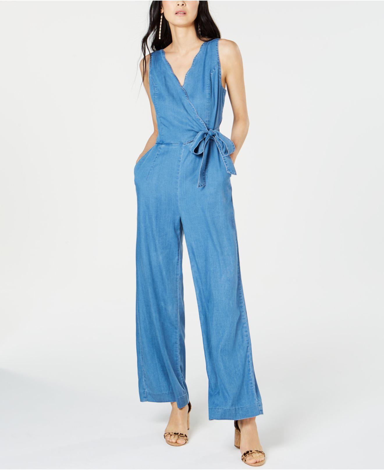 Blue cheap jumpsuit macys