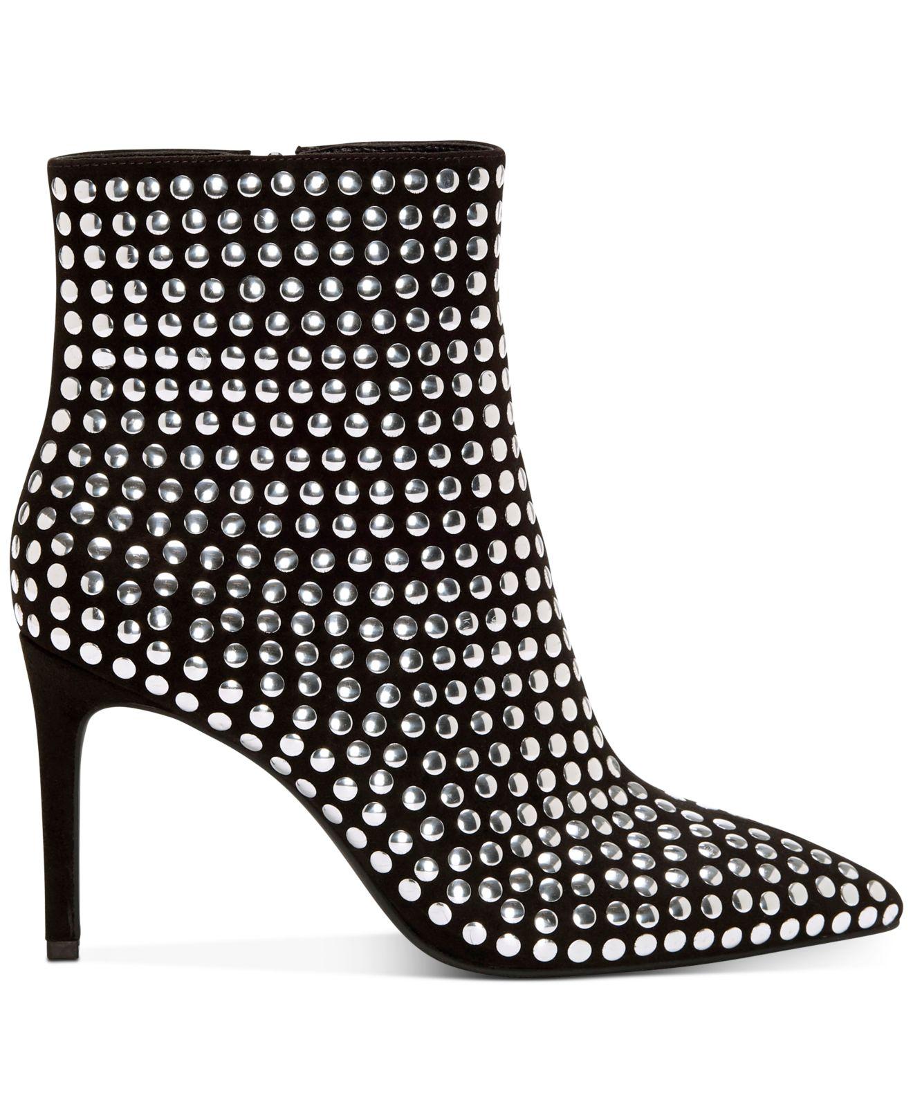 square toe black boots