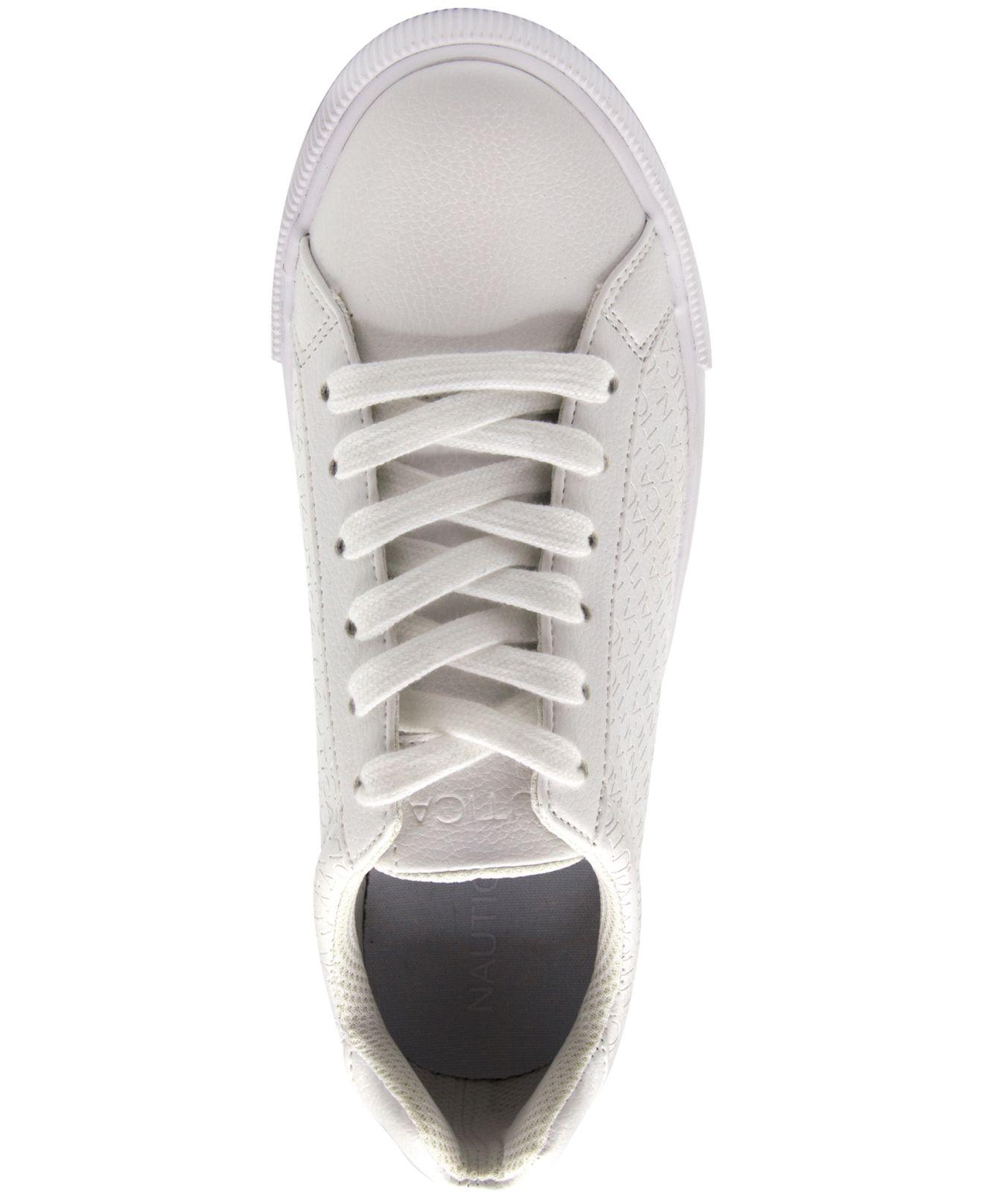 nautica white shoes