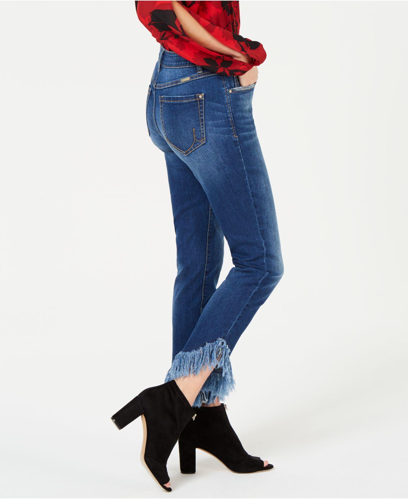 Inc International Concepts Straight-Fit Cropped Jeans 