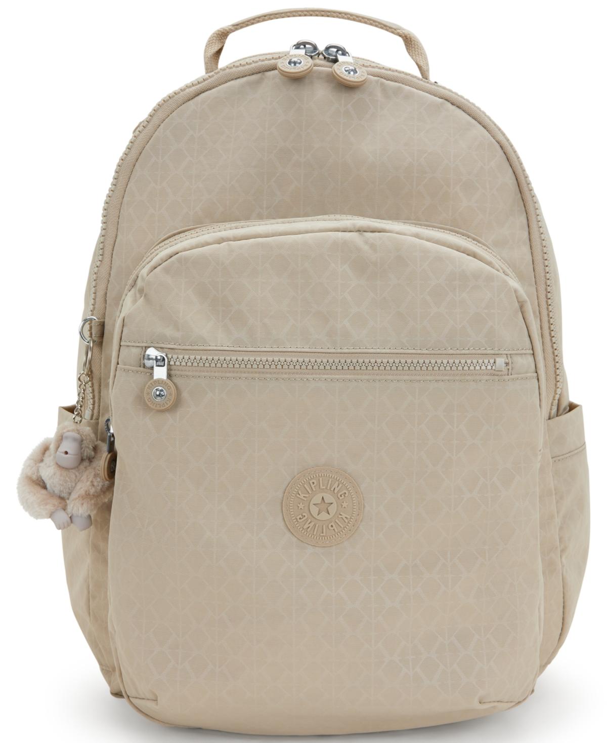 Kipling Seoul Go Large Backpack in Natural Lyst