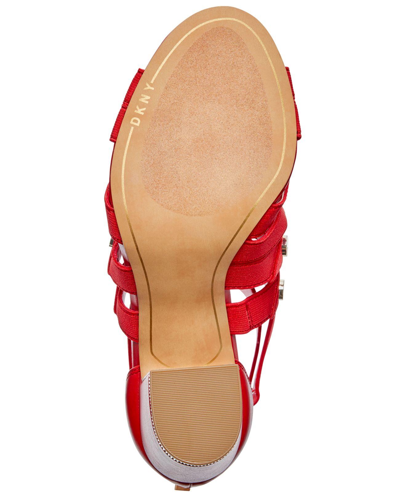 dkny block heels