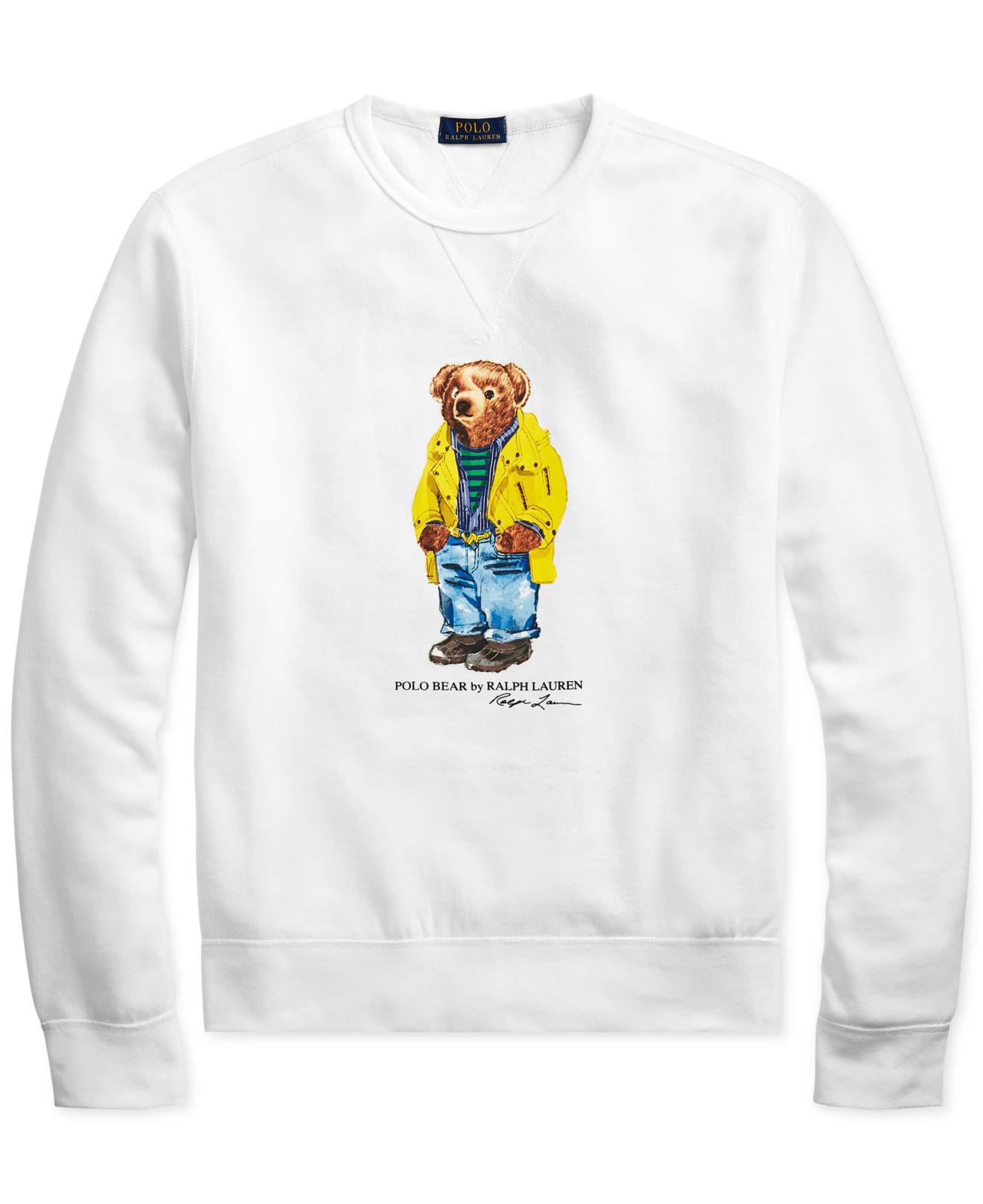 Polo Ralph Polo Bear Sweatshirt in for Men | Lyst