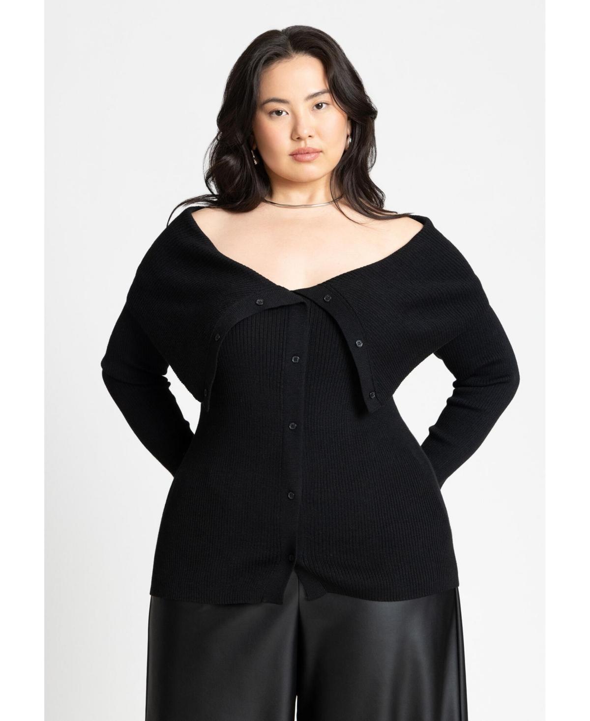 Plus size off the shoulder sweater sale