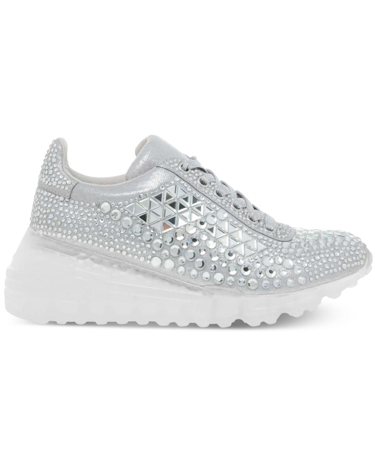 Steve Madden Carissa Rhinestone Sneakers | Lyst