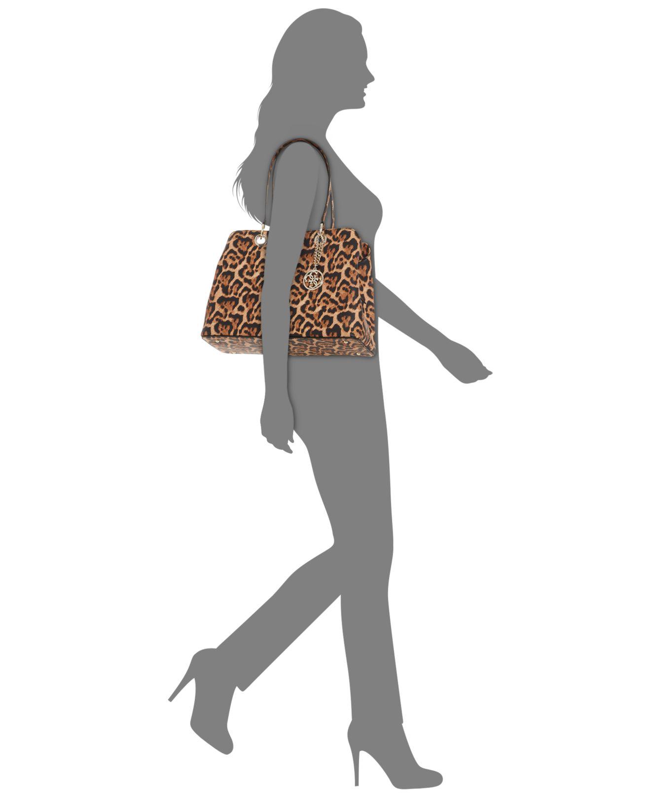 guess leopard handbags