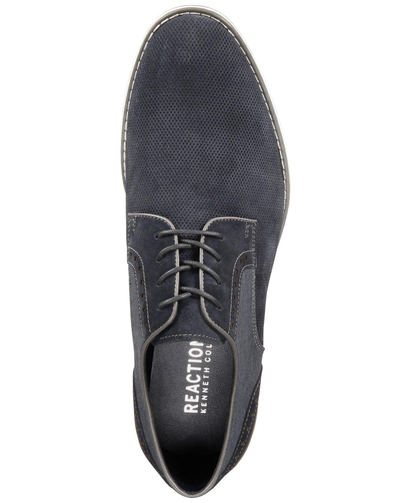 kenneth cole reaction men's weiser perforated derby shoes