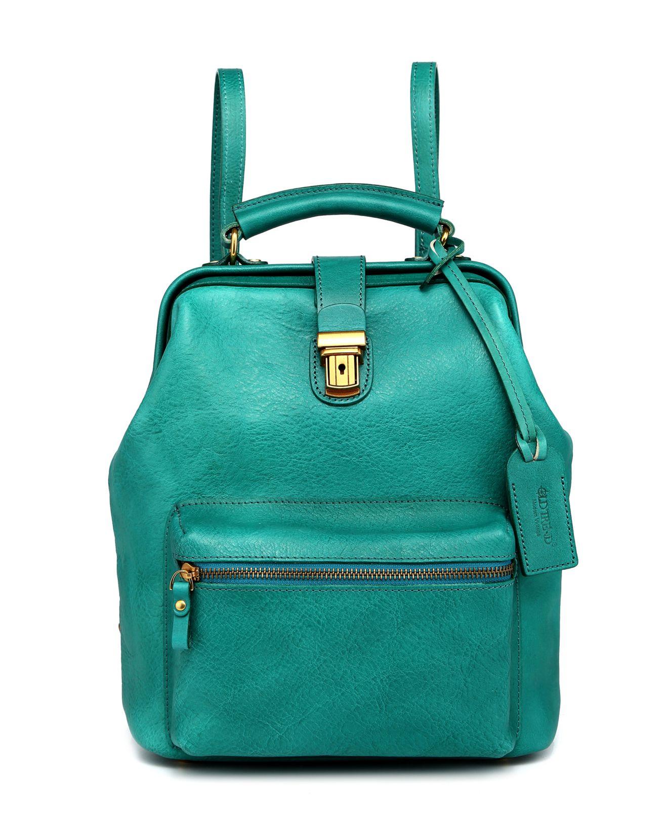 Old Trend Genuine Leather Doctor Backpack in Blue Lyst