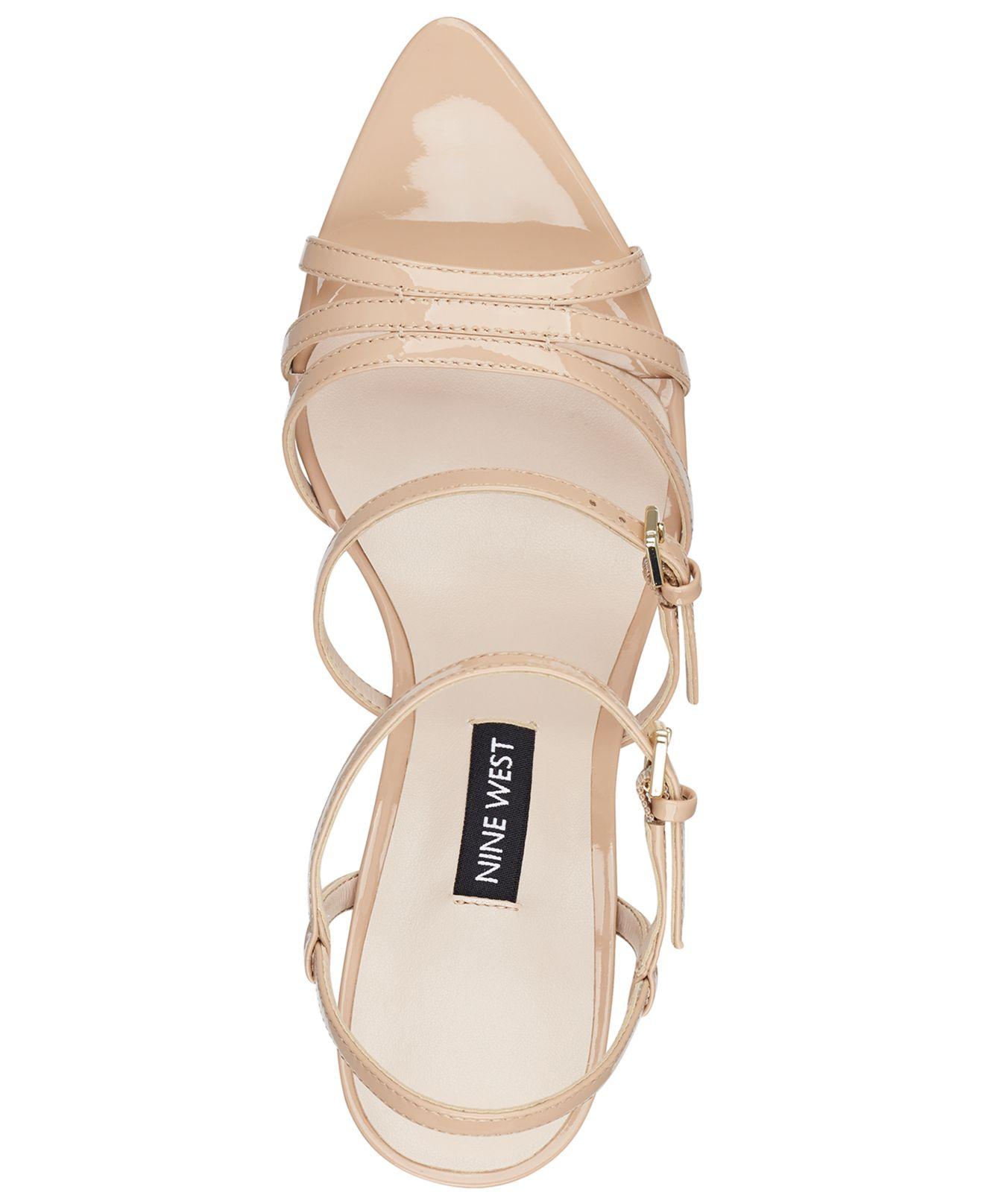 nine west gilficco strappy dress sandals