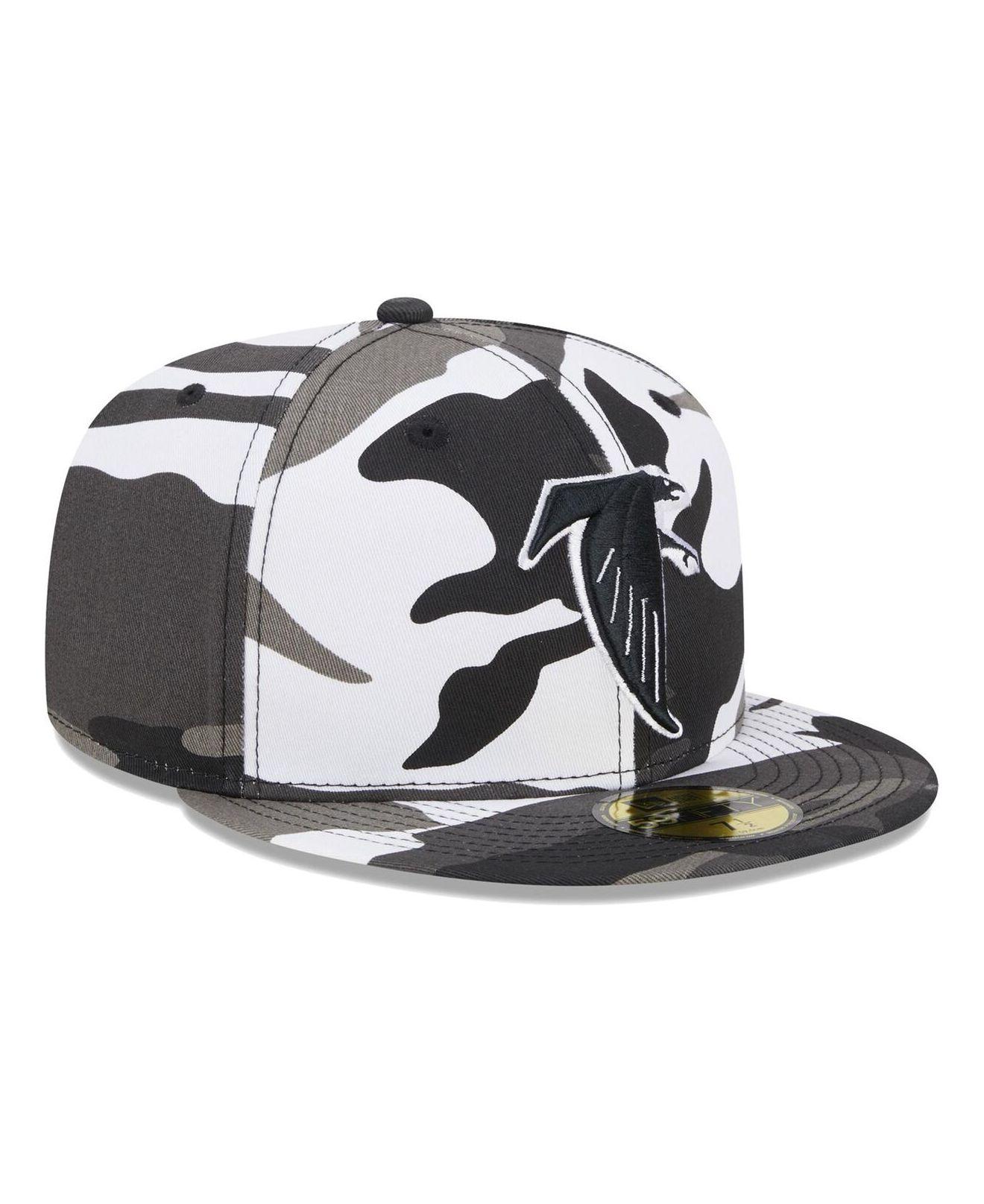 Men's New Era White Atlanta Falcons Alternate Logo Omaha Low Profile 59FIFTY Fitted Hat