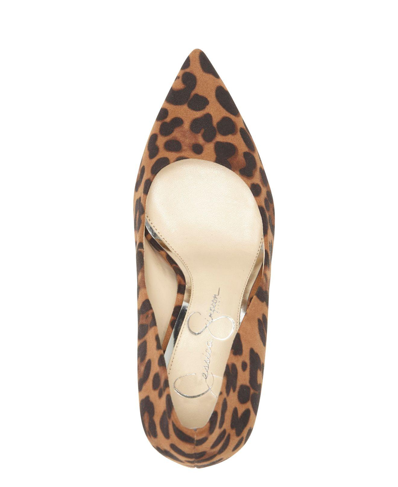 embellished heel pump