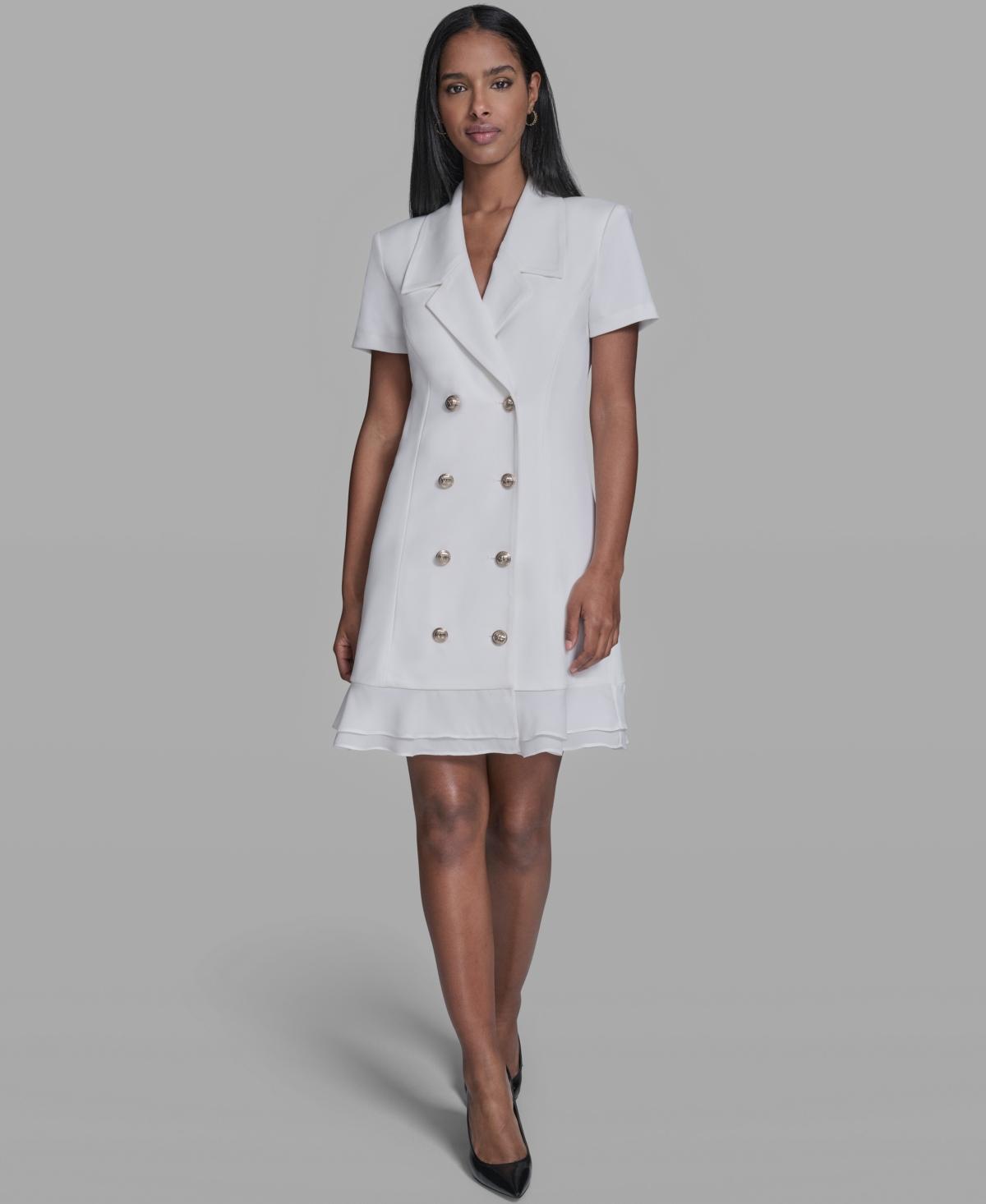 sachin and babi light blue dress Flattering Wedding Guest Dresses for Tummy Control