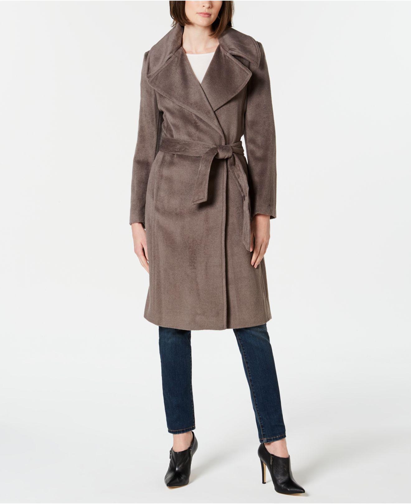 calvin klein notch collar coat