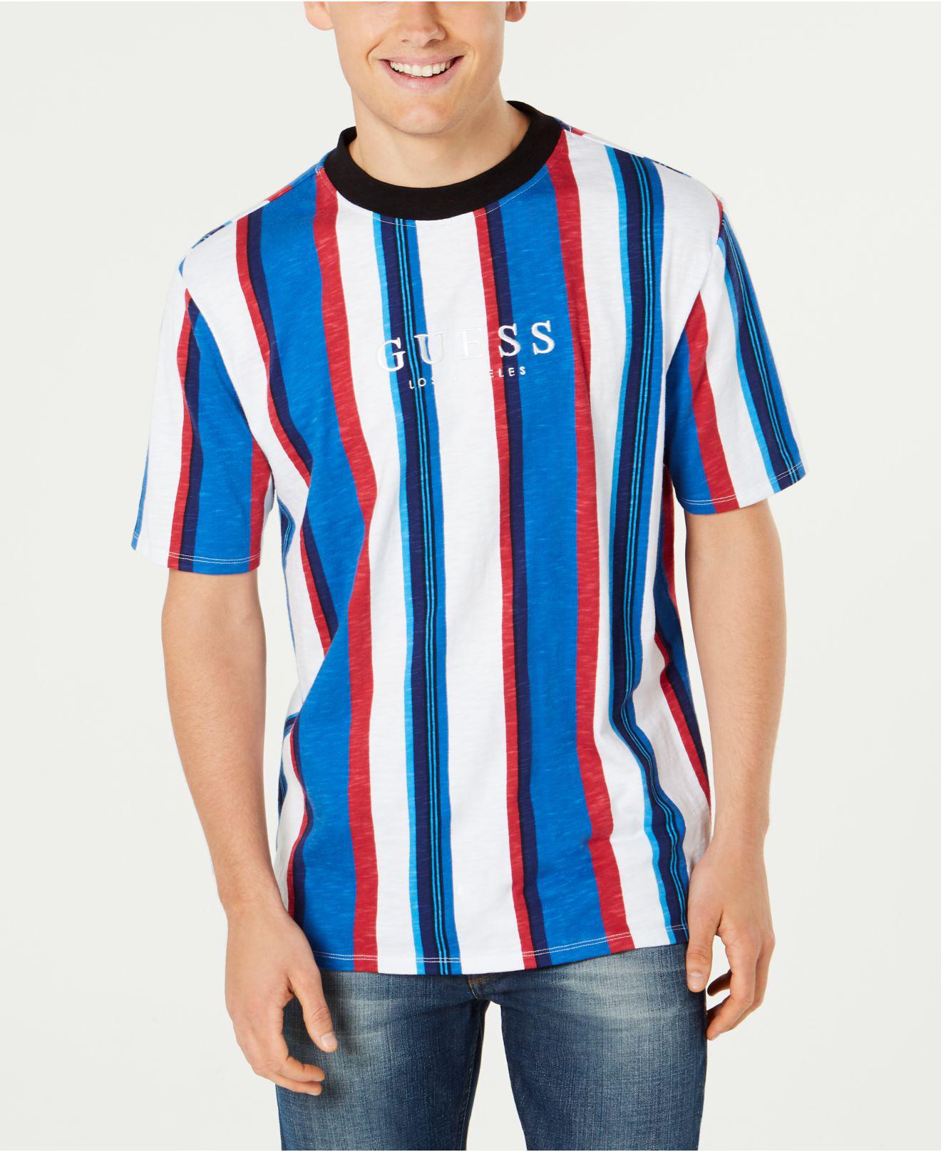 guess david sayer stripe tee amazon