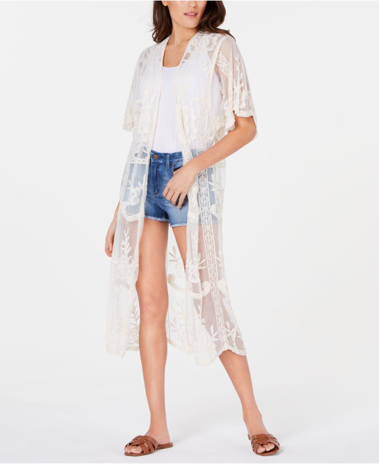 macys kimono tops