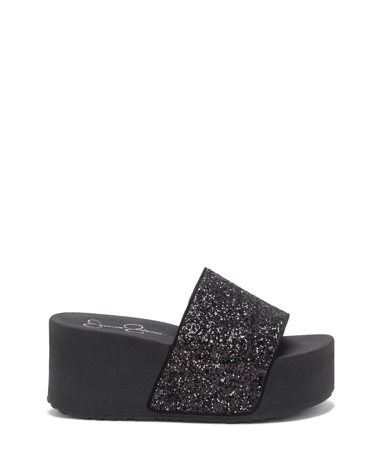 jessica simpson faille slide sandals