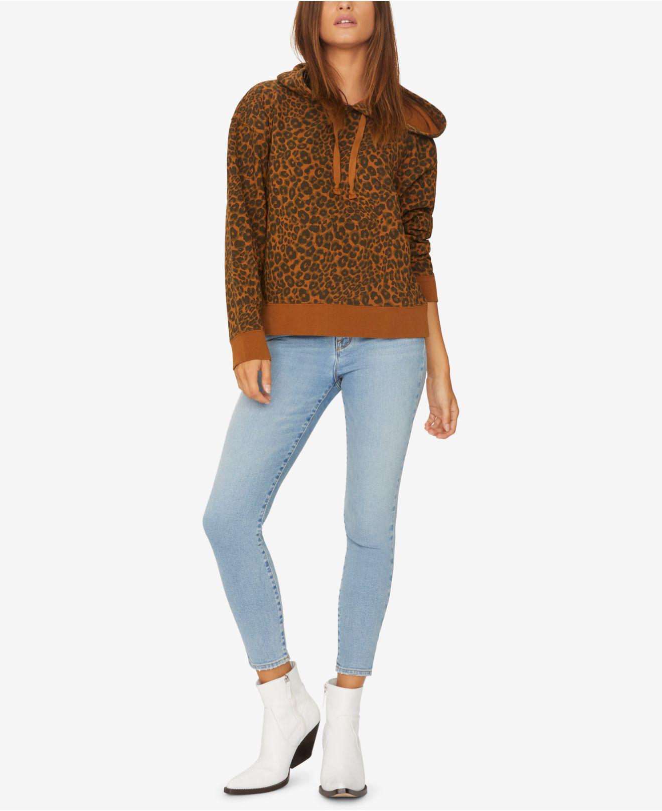 sanctuary leopard hoodie