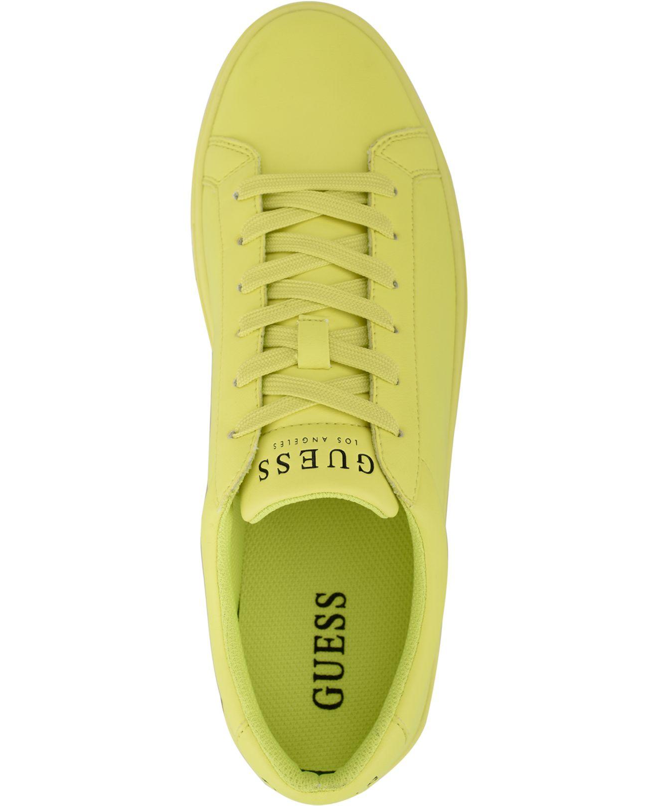 Guess Synthetic Batrix Sneakers in Neon Yellow (Yellow) for Men - Lyst