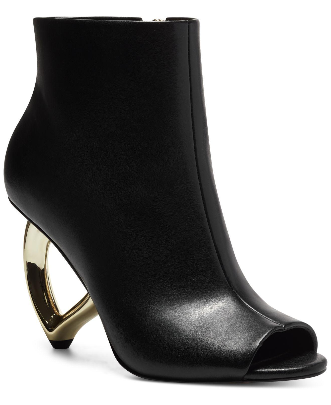 macys open toe booties