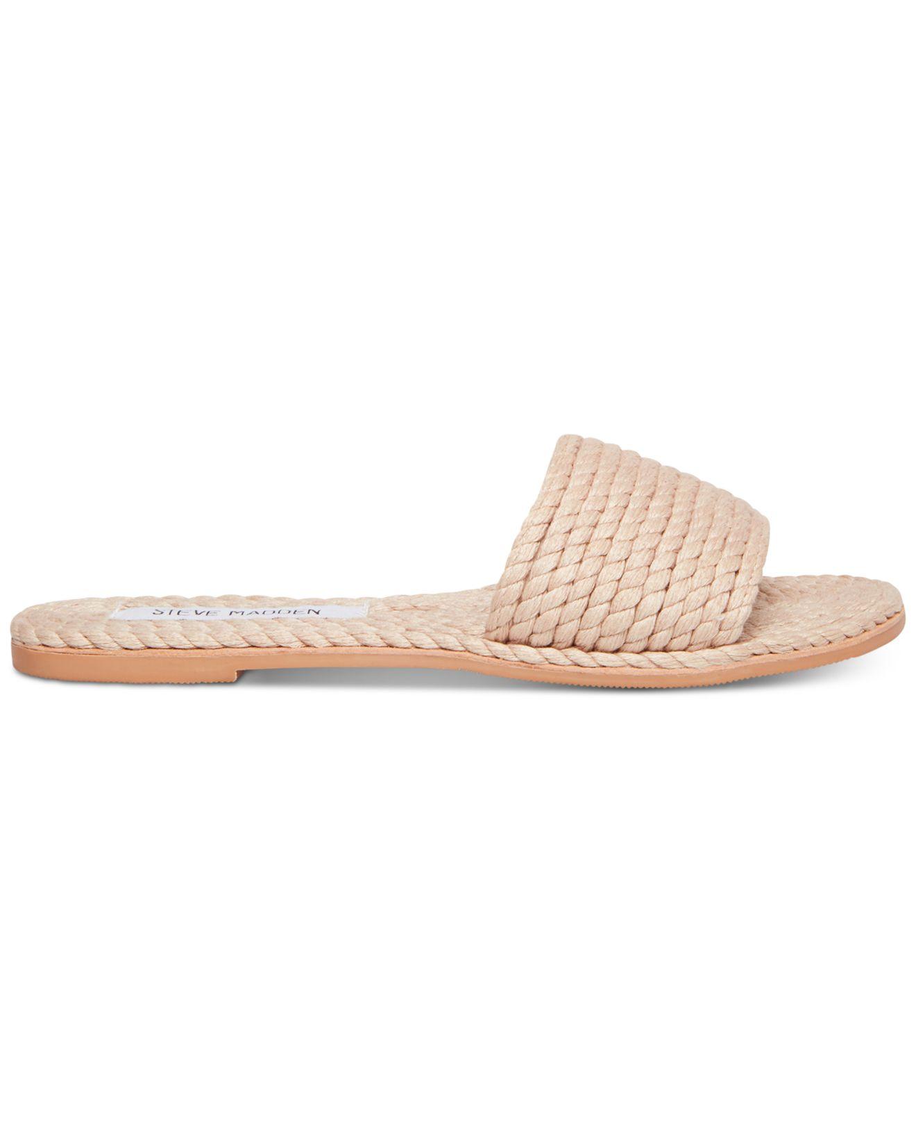 steve madden roper slide sandal
