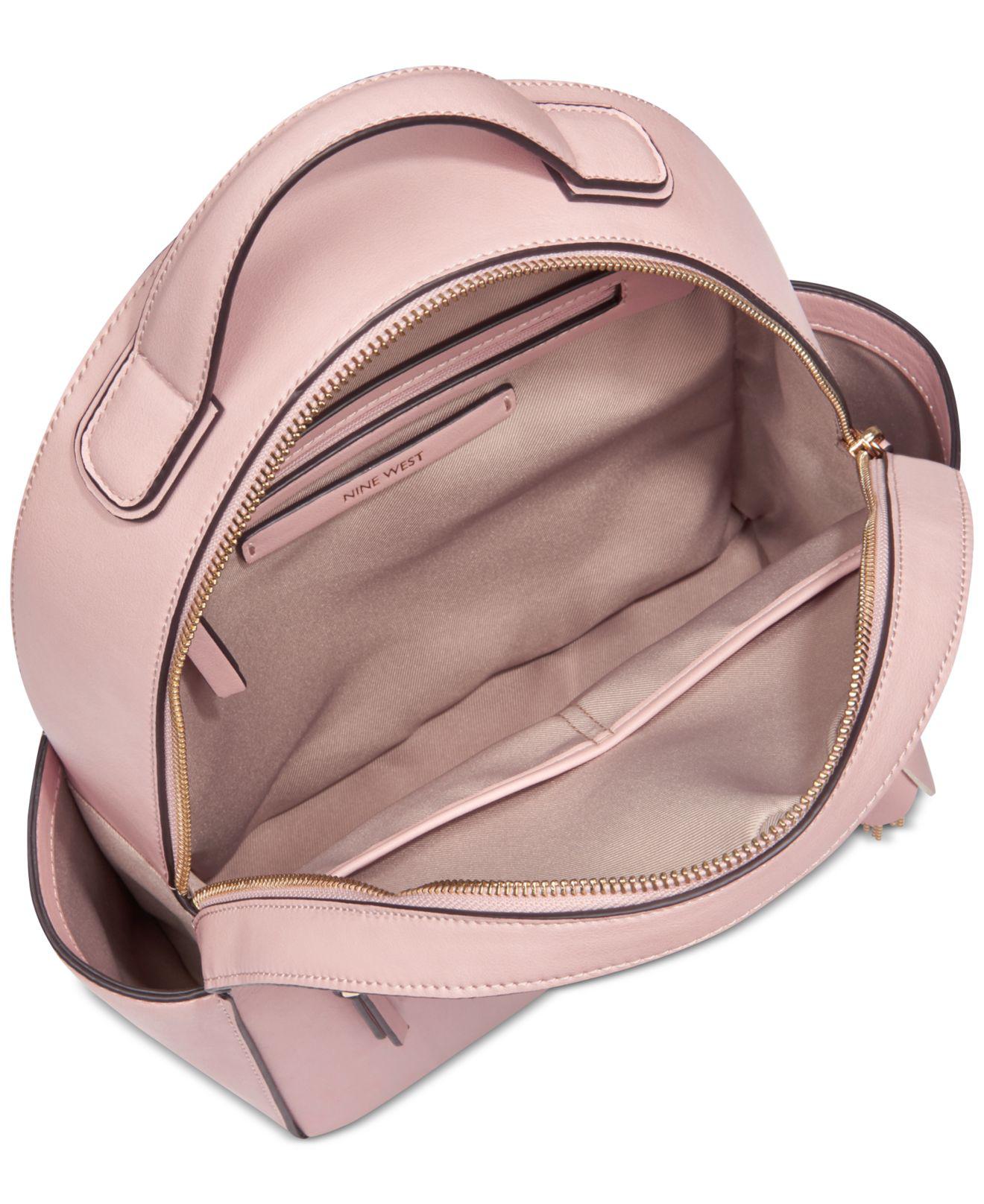 nine west backpack pink