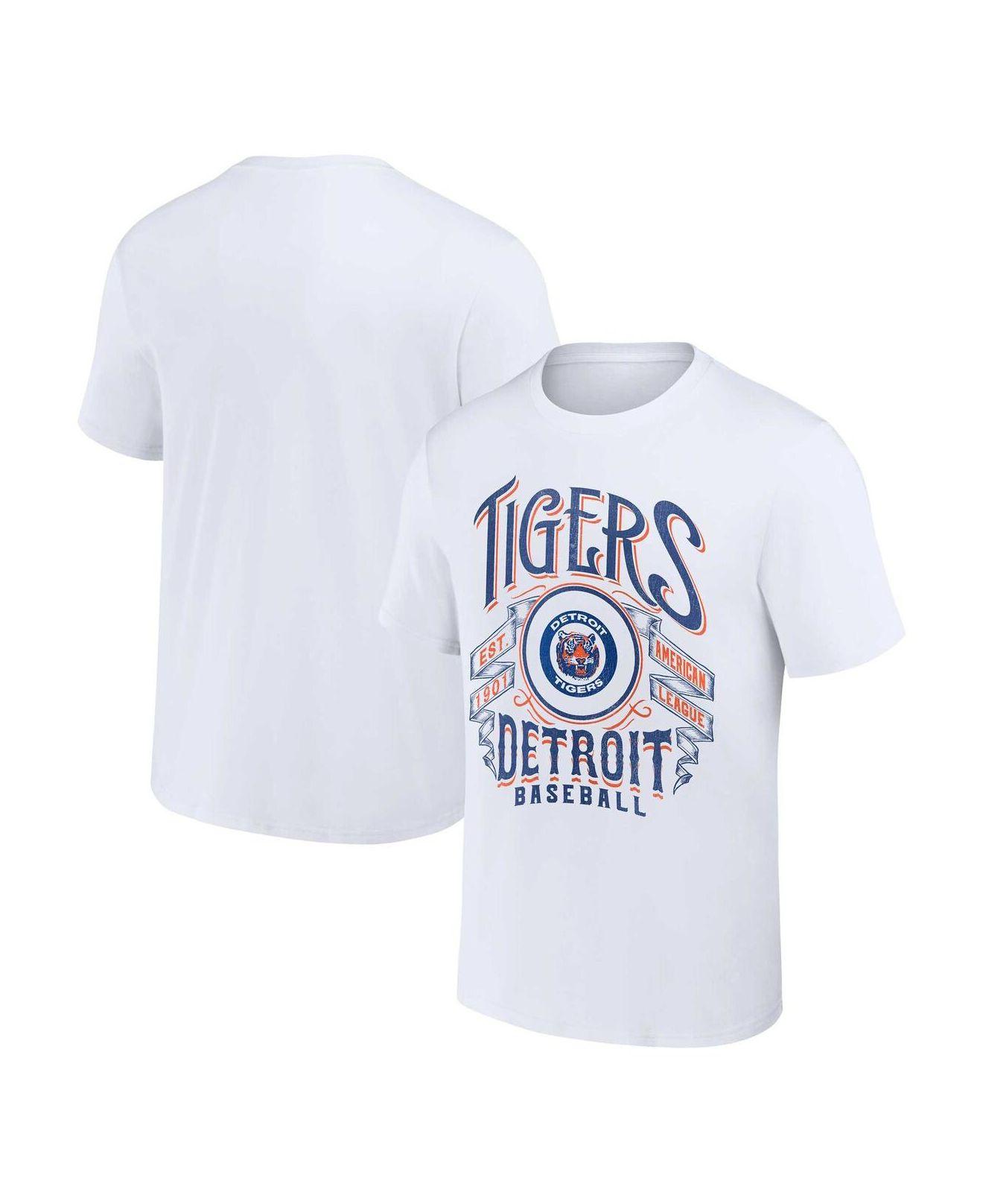 Men's Profile Orange/Navy Detroit Tigers Big & Tall Yoke Knit T-Shirt