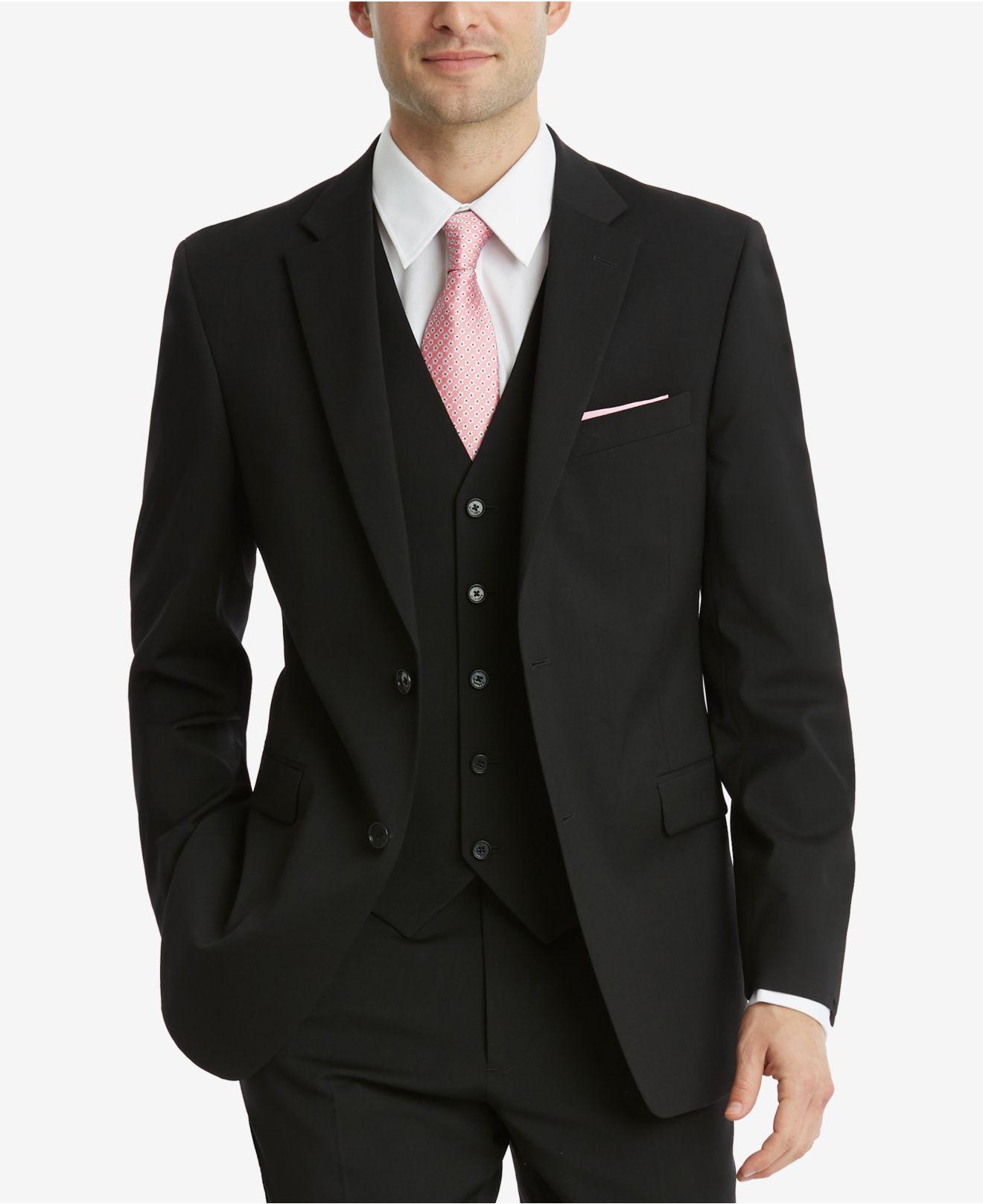 Tommy Hilfiger Wool Modern-fit Th Flex Stretch Suit Jackets in Black for  Men - Lyst