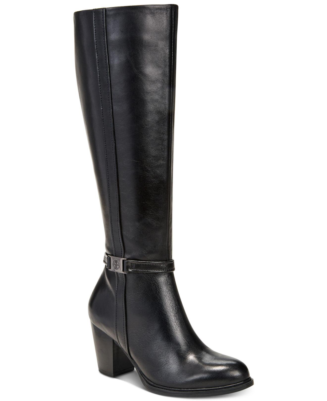 giani bernini wide calf boots