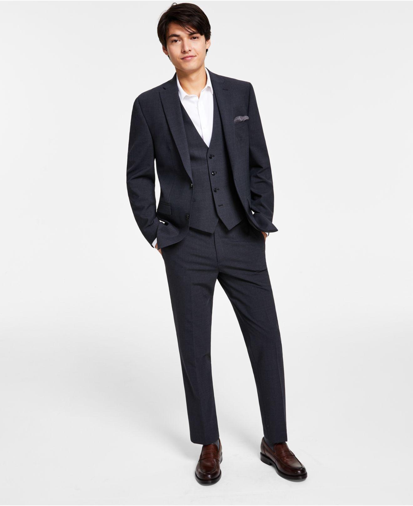 Bar Iii Slim Fit Solid Wool Suit Separates Created For Macys in Blue for  Men | Lyst
