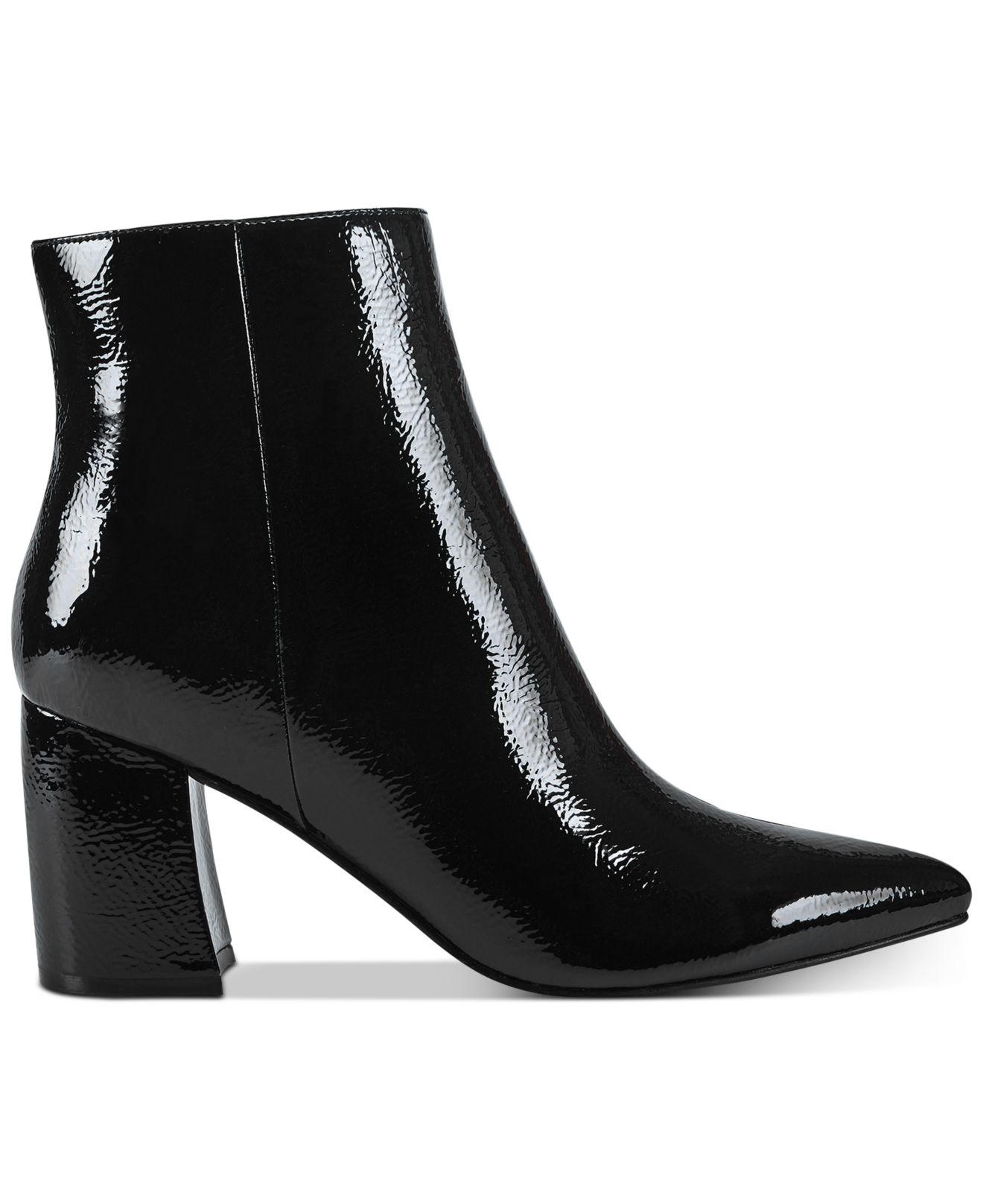 marc fisher patent leather boots