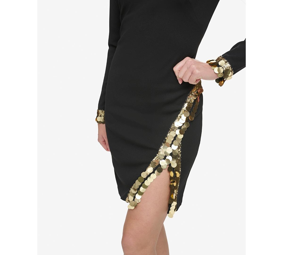 Vince camuto black shop sequin dress