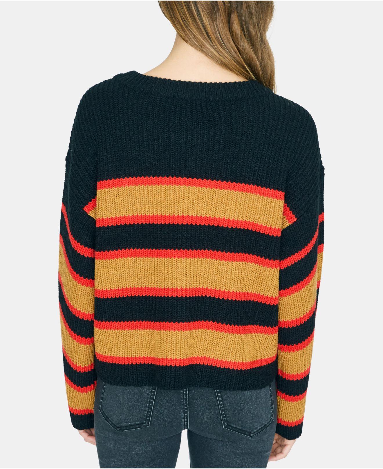 Sanctuary Cotton Ezra Striped Sweater 
