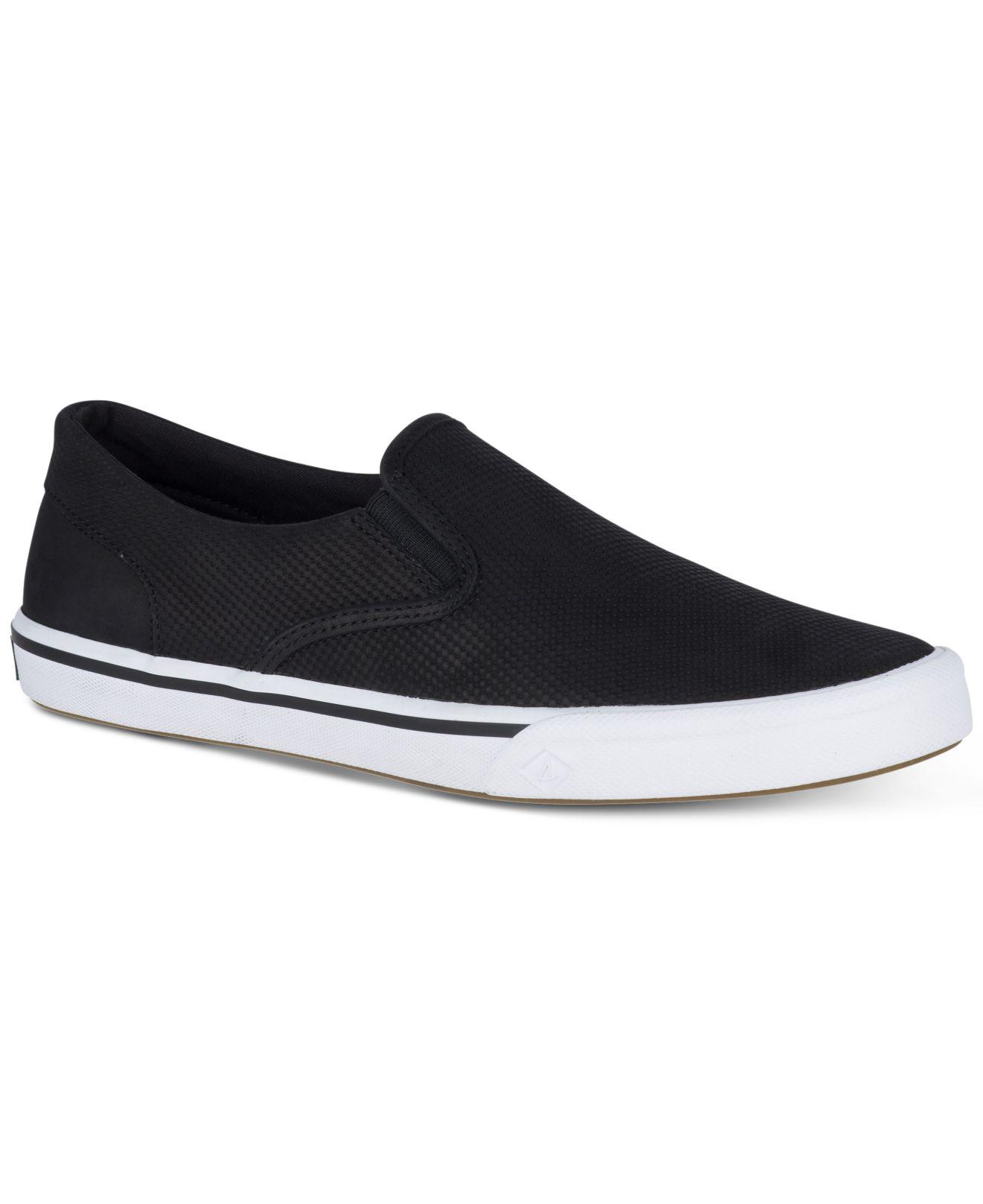 Sperry Top-Sider Striper Ii Twin Gore Leather Slip-on Sneakers, Created ...