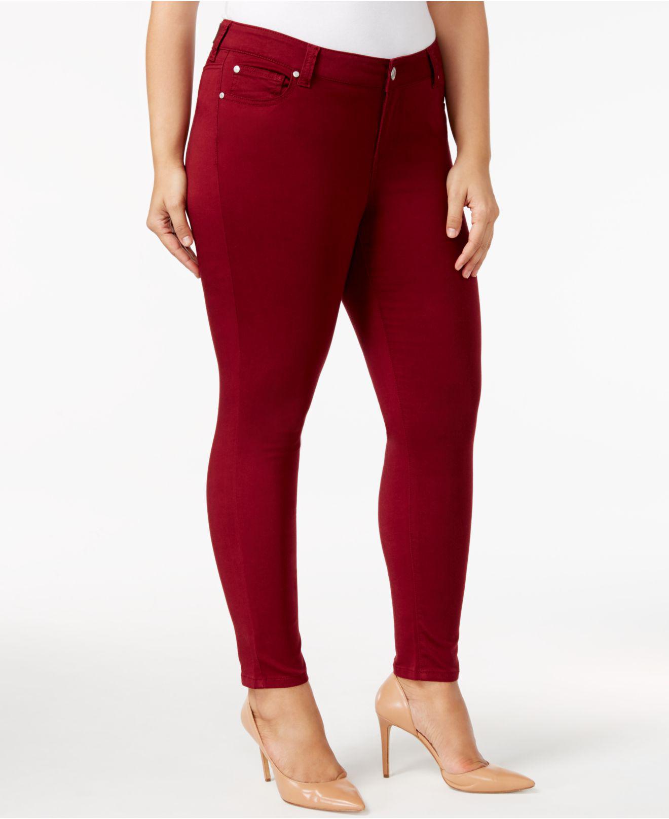 Celebrity Pink Denim Trendy Plus Size Colored Skinny Jeans - Lyst
