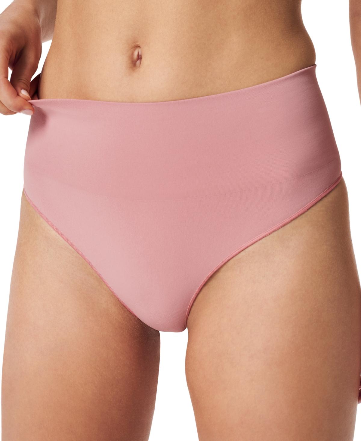 Spanx Ecocare Shaping Thong Underwear 40048r in Pink