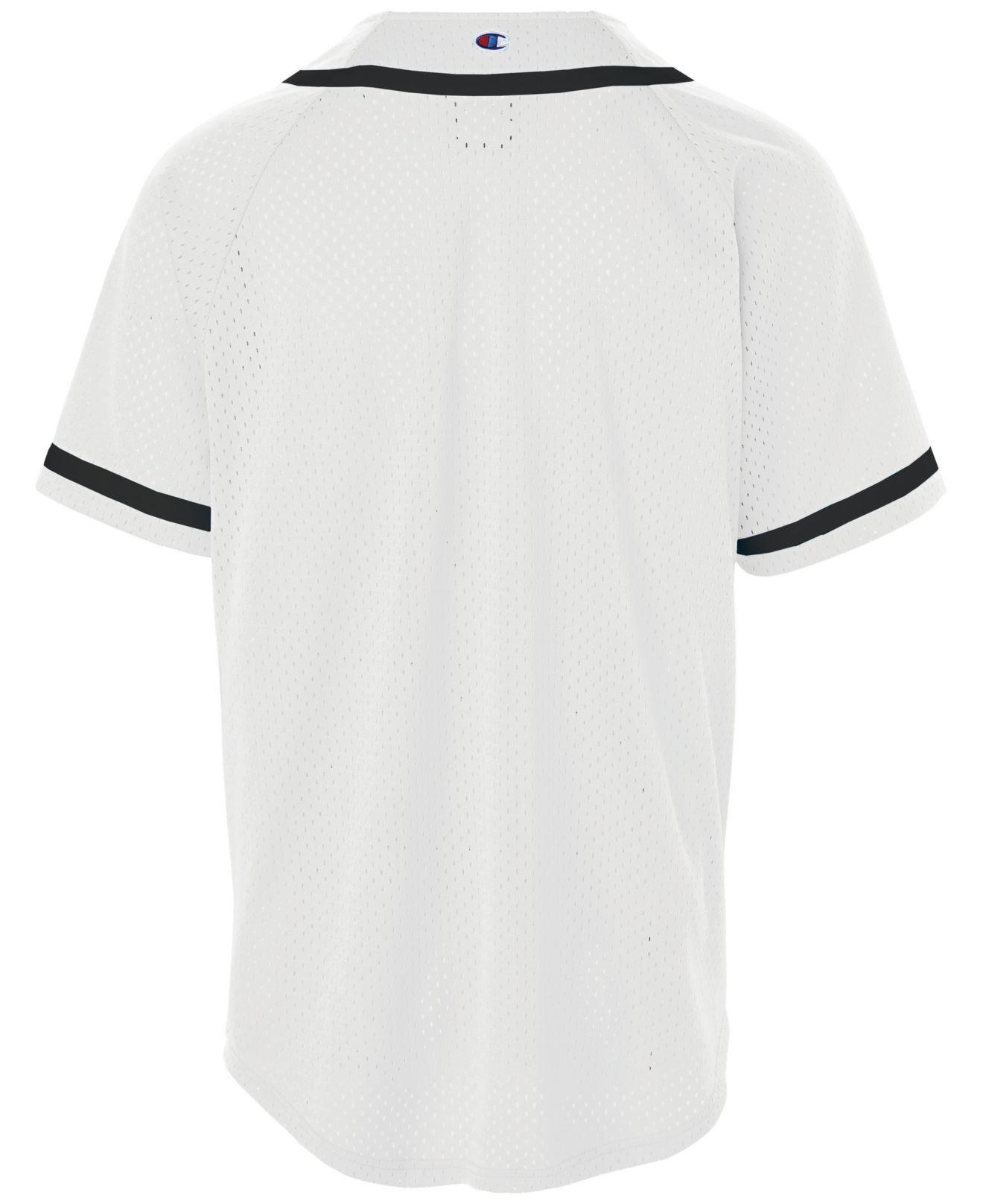 champion life men's mesh baseball jersey