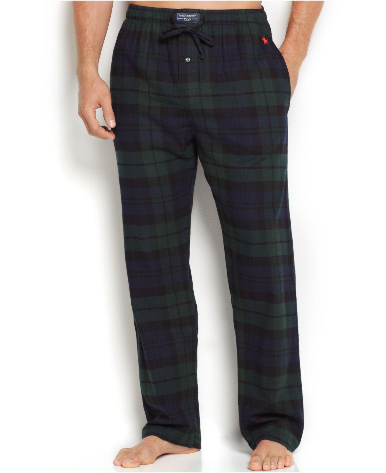 polo ralph lauren flannel pajama pants