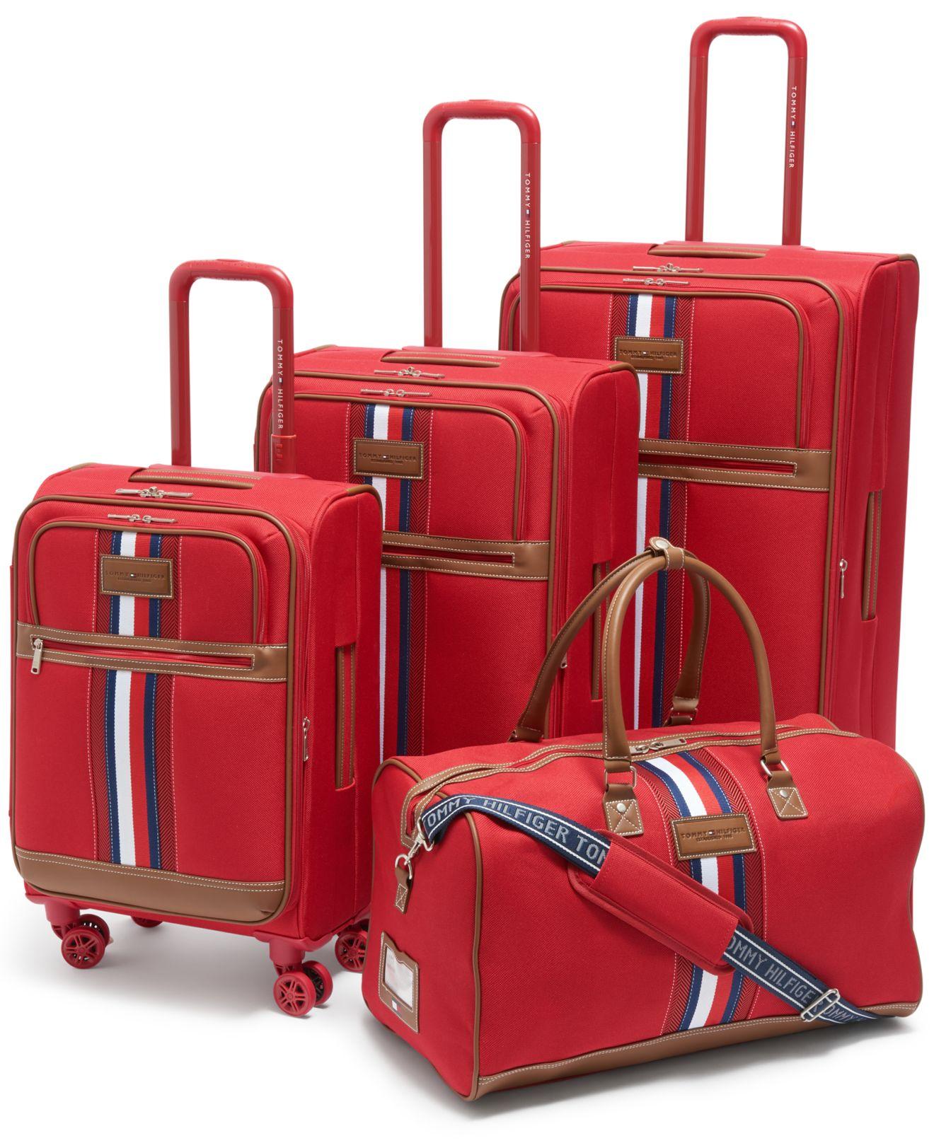Tommy Hilfiger Logan Softside Luggage Collection in Red Lyst